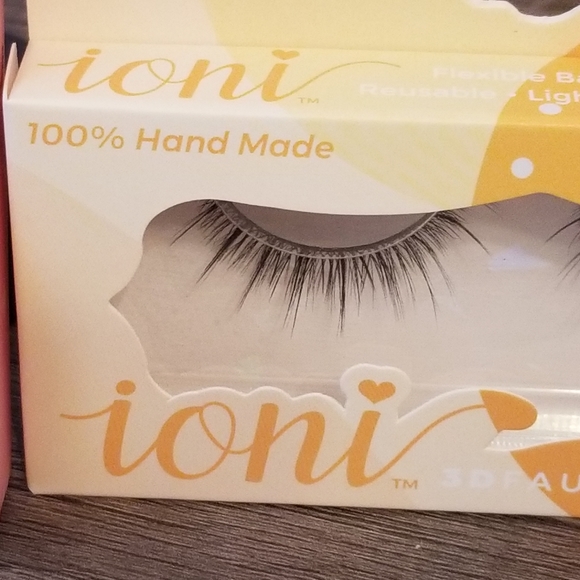 3D Faux Mink EyeLashes Orange Sorbet with glue New - Picture 4 of 10